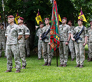 Kra&scaron;to apsaugos savanorių pajėgų (KASP) vado pasikeitimo ceremonija