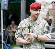 Kra&scaron;to apsaugos savanorių pajėgų (KASP) vado pasikeitimo ceremonija
