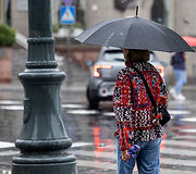 Lietus plauna Vilnių