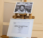 Atsisveikinimas su poetu Aidu Marčėnu