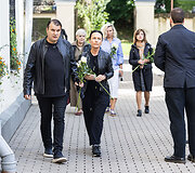Atsisveikinimas su poetu Aidu Marčėnu