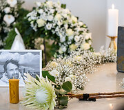 Atsisveikinimas su poetu Aidu Marčėnu