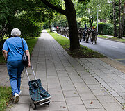 Generolo Jono Žemaičio Lietuvos karo akademijos kariūnai pėsčiomis grįžo po dviejų savaičių pratybų