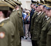 Generolo Jono Žemaičio Lietuvos karo akademijos absolventams &ndash; pirmojo karininko &ndash; leitenanto &ndash; laipsnio suteikimas S. Daukanto aik&scaron;tėje