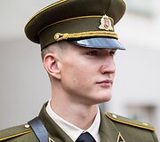 Generolo Jono Žemaičio Lietuvos karo akademijos absolventams &ndash; pirmojo karininko &ndash; leitenanto &ndash; laipsnio suteikimas S. Daukanto aik&scaron;tėje