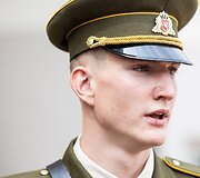 Generolo Jono Žemaičio Lietuvos karo akademijos absolventams &ndash; pirmojo karininko &ndash; leitenanto &ndash; laipsnio suteikimas S. Daukanto aik&scaron;tėje