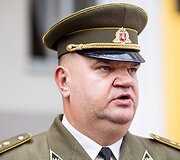Generolo Jono Žemaičio Lietuvos karo akademijos absolventams &ndash; pirmojo karininko &ndash; leitenanto &ndash; laipsnio suteikimas S. Daukanto aik&scaron;tėje