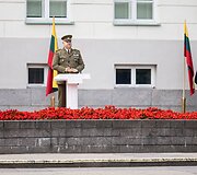 Generolo Jono Žemaičio Lietuvos karo akademijos absolventams &ndash; pirmojo karininko &ndash; leitenanto &ndash; laipsnio suteikimas S. Daukanto aik&scaron;tėje