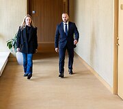 O. Leiputė, J. Zailskienė ir V. Čmilytė-Nielsen susitiko su Specialiųjų tyrimų tarnybos (STT) direktoriumi Linu Pernavu