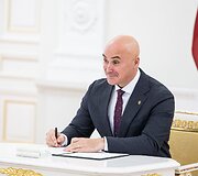 Lietuvos organizacijų įsipareigojimų visuotinei gynybai chartijos pasira&scaron;ymo ceremonija