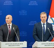 Lietuvos organizacijų įsipareigojimų visuotinei gynybai chartijos pasira&scaron;ymo ceremonija