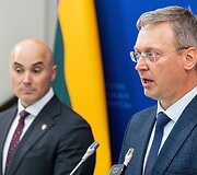 Lietuvos organizacijų įsipareigojimų visuotinei gynybai chartijos pasira&scaron;ymo ceremonija