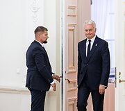 Lietuvos organizacijų įsipareigojimų visuotinei gynybai chartijos pasira&scaron;ymo ceremonija