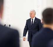 Lietuvos organizacijų įsipareigojimų visuotinei gynybai chartijos pasira&scaron;ymo ceremonija