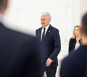 Lietuvos organizacijų įsipareigojimų visuotinei gynybai chartijos pasira&scaron;ymo ceremonija
