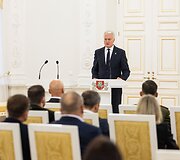 Lietuvos organizacijų įsipareigojimų visuotinei gynybai chartijos pasira&scaron;ymo ceremonija