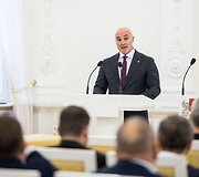 Lietuvos organizacijų įsipareigojimų visuotinei gynybai chartijos pasira&scaron;ymo ceremonija