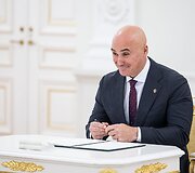 Lietuvos organizacijų įsipareigojimų visuotinei gynybai chartijos pasira&scaron;ymo ceremonija