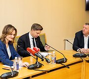 Viktorija Čmilytė - Nielsen, Mindaugas Sinkevičius, Vitalijus Gailius