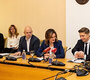 Viktorija Čmilytė - Nielsen, Mindaugas Sinkevičius