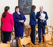 Gitanas Nausėda susitiko su Seimo valdyba
