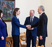 Viktorija Čmilytė - Nielsen, Saulius Skvernelis, Gitanas Nausėda
