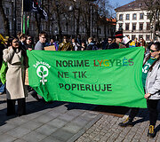 Tarptautinės moterų solidarumo dienos eitynės Vilniuje