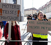 Tarptautinės moterų solidarumo dienos eitynės Vilniuje