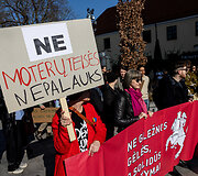 Tarptautinės moterų solidarumo dienos eitynės Vilniuje