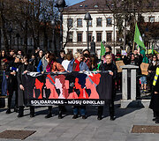 Tarptautinės moterų solidarumo dienos eitynės Vilniuje