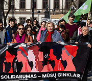 Tarptautinės moterų solidarumo dienos eitynės Vilniuje