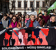 Tarptautinės moterų solidarumo dienos eitynės Vilniuje