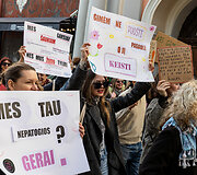 Tarptautinės moterų solidarumo dienos eitynės Vilniuje