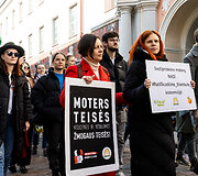 Tarptautinės moterų solidarumo dienos eitynės Vilniuje