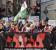Tarptautinės moterų solidarumo dienos eitynės Vilniuje