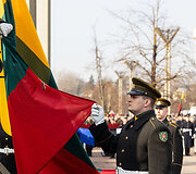 Baltijos valstybių vėliavų pakėlimo ceremonija