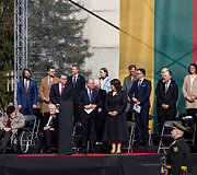 Baltijos valstybių vėliavų pakėlimo ceremonija
