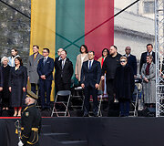 Baltijos valstybių vėliavų pakėlimo ceremonija