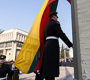Baltijos valstybių vėliavų pakėlimo ceremonija