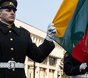 Baltijos valstybių vėliavų pakėlimo ceremonija