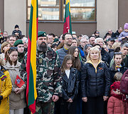 Baltijos valstybių vėliavų pakėlimo ceremonija