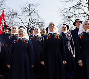 Baltijos valstybių vėliavų pakėlimo ceremonija