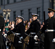 Baltijos valstybių vėliavų pakėlimo ceremonija