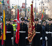 Baltijos valstybių vėliavų pakėlimo ceremonija