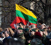 Baltijos valstybių vėliavų pakėlimo ceremonija