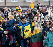 Baltijos valstybių vėliavų pakėlimo ceremonija