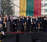 Baltijos valstybių vėliavų pakėlimo ceremonija