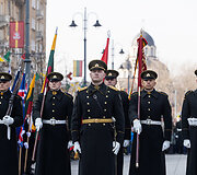 Baltijos valstybių vėliavų pakėlimo ceremonija