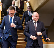 Szymon Holownia, Saulius Skvernelis