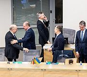 Eurokomisaras Andrius Kubilius Seime